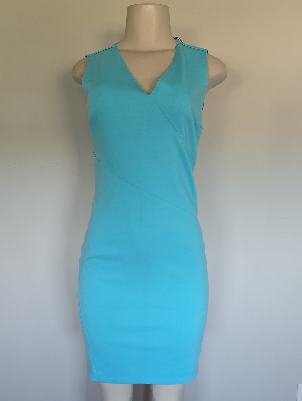 T Tahari Lorna Dress- Light Blue-Calm Seas-2